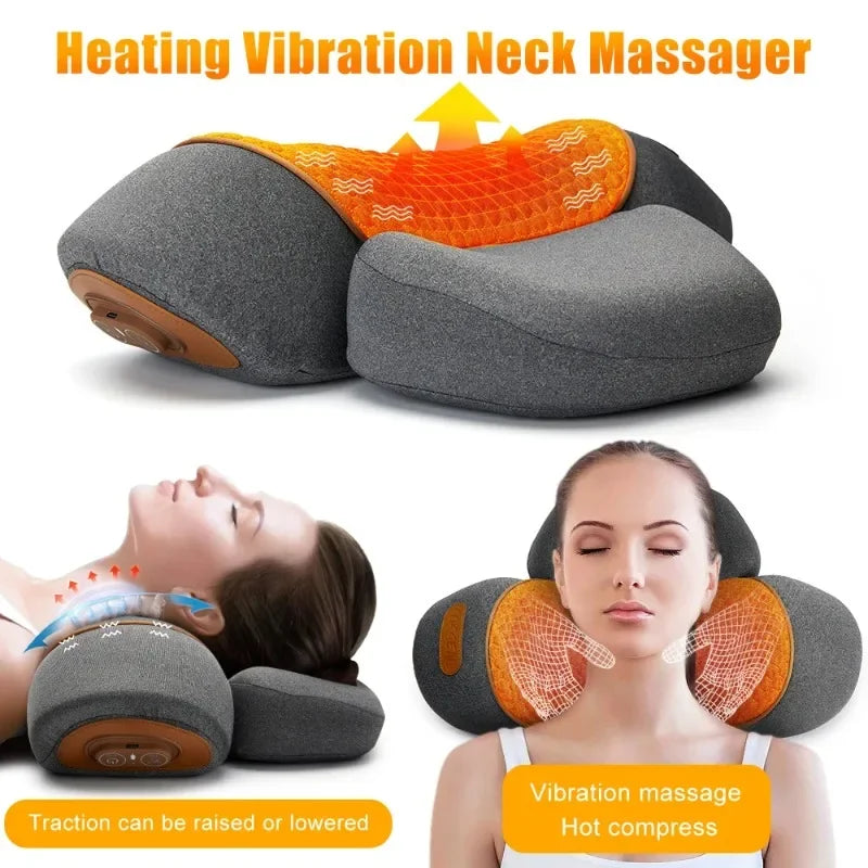 Cervicalma™ Almohada de Relajación Cervical con Calor y Vibración